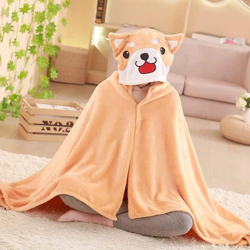 Vista 8 de Coriresha - Sudadera con capucha para niños, estilo perro, con orejas de perro en 3D y cola de perro, manga larga