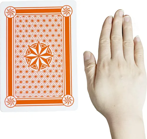 Vista 3 de SUUJI Juego de cartas de juego grandes, mazo gigante, de 5 x 7 pulgadas, juego de cartas de juego súper grande, puente, cartas de juego de póquer