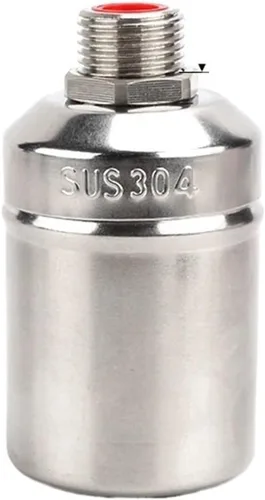 Vista 4 de 304 Stainless Steel Automatic Float Valve - 1/2" 3/4" 1" Ball Valve, Internal Mount for Water Tower Tank Level Control(1/2",Side Water Inlet)
