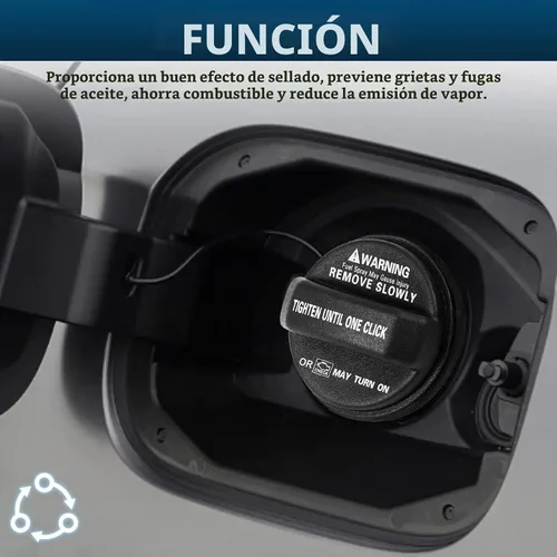 Vista 4 de Tapa de tanque de combustible Compatible con 2006-2019 Hyundai Accent, Azera, Elantra, Elantra GT, Entourage, Equus, Genesis, Genesis Coupé, Santa