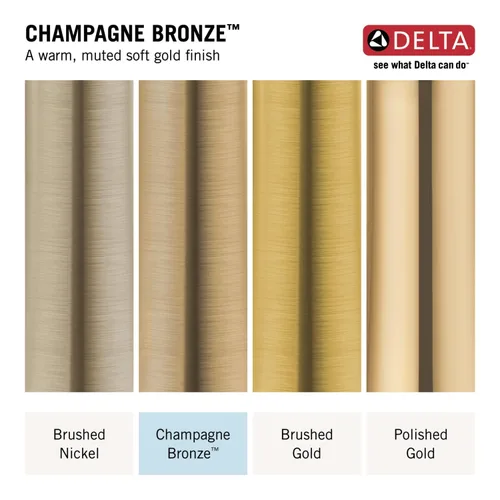 Vista 6 de Delta Grifo Clarifi Accesorio de filtro de ducha estándar dorado con cartucho de filtro adicional