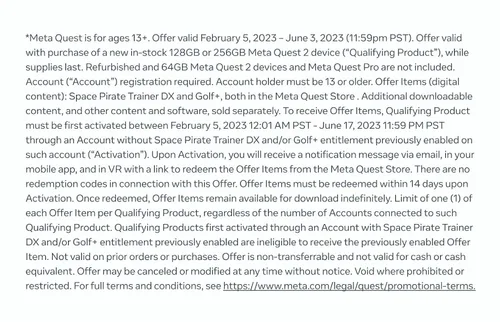 Vista 6 de Meta Quest 2 Advanced All-In-One Virtual Reality Headset 256 GB Get Meta Quest 2 with GOLF and Space Pirate Trainer DX included