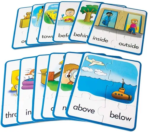 Vista 4 de Junior Learning JL245 Rompecabezas de Preposiciones, Multicolor