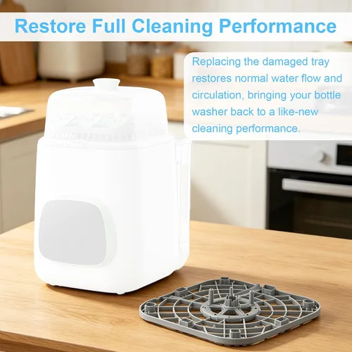 Vista 6 de Gosknor Replacement Bottom Tray for Momcozy Bottle Washer with 8 Brackets