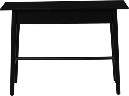 Vista 10 de Linon Escritorio de madera negro con un cajón Melissa