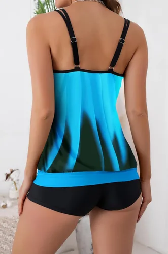 Vista 2 de B2prity Conjunto de traje de baño tankini para mujer con control de abdomen 08