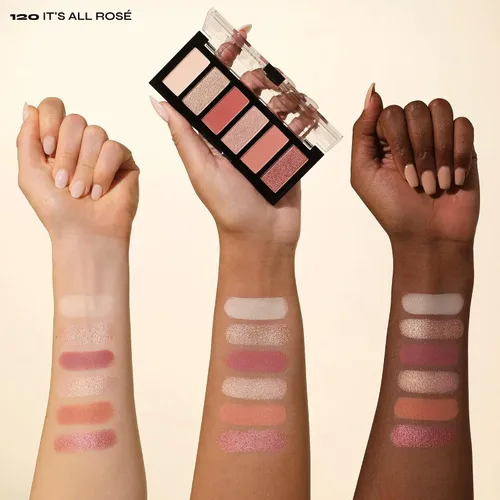 Vista 3 de Milani Imprimación de sombra de ojos + mini paleta de sombras de ojos dorada - It's All Rosé