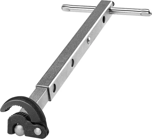 Vista 9 de HAUTMEC Llave de Lavabo Profesional de 11 Pulgadas Llave de Grifo de Fregadero para Espacios Reducidos con Capacidad Ajustable de 3/8'' a 1-1/4