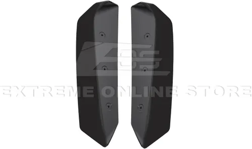 Vista 8 de Repuesto para modelos Chevrolet Corvette C8 2020 Par de mimbres adicionales de alerón de tapa trasera de maletero estilo Z51