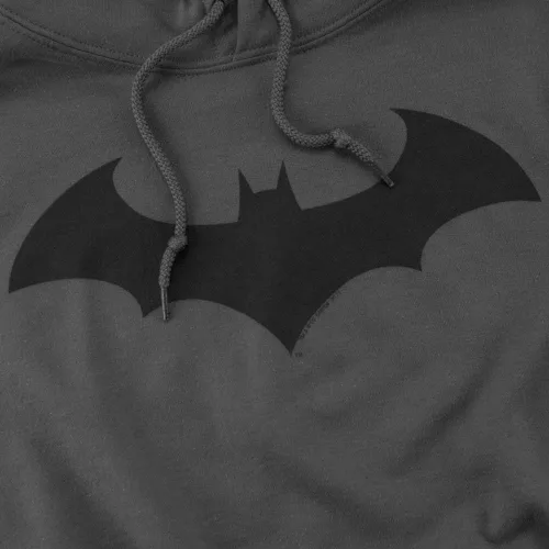 Vista 5 de Popfunk Sudadera clásica con capucha y calcomanías con logotipo de Batman Bat Hush