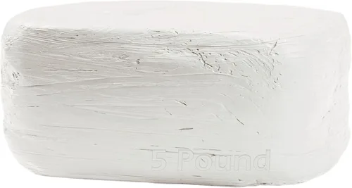Vista 7 de ReArt Arcilla de secado al aire de 15 libras con 3 colores blanco, gris y terracota 5 libras cada uno, ideal para principiantes y escultores