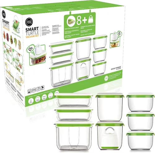 Vista 13 de [Usado] FOSA Sello al Vacío Sistema de Almacenamiento de Alimentos Conjunto de Contenedores Reutilizables Deluxe con Vacío y 10 Contenedores