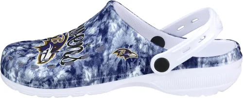 Vista 2 de FOCO NFL Womens NFL Team Logo Cloudie Garden Water Sandals Shoes Slipper Clogs with Strap