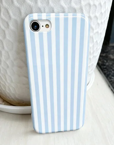 Vista 4 de J.west Funda para iPod Touch de 7ª generación, iPod Touch 6ª y 5ª, bonita funda a rayas para teléfono, TPU suave, delgada, a prueba de golpes, funda