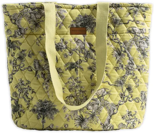 Vista 17 de Bolsas de compras Maison d' Hermine Bolsa de lona acolchada con bolsillos con cremallera Bolso pequeño reutilizable Bolsa de comestibles