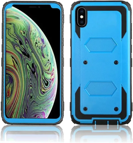 Vista 7 de Asuwish Funda de teléfono para iPhone Xs Max, híbrida, resistente, a prueba de golpes, a prueba de caídas, protección de cuerpo completo, accesorios