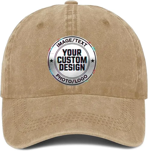 Vista 9 de Sombrero personalizado a granel Agregue su propio diseño aquí Sombreros personalizados Gorra de béisbol personalizada Hombres y mujeres
