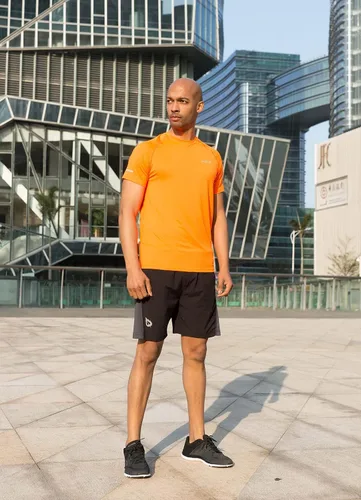 Vista 5 de Baleaf Camisetas de correr para hombre, de manga corta, atléticas, de secado rápido