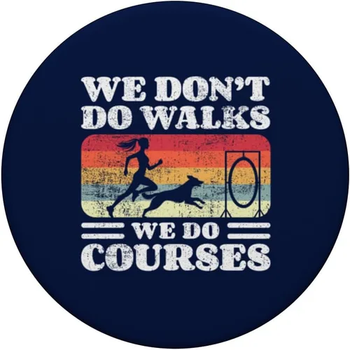 Vista 3 de Agility Handler - Dog Agility Courses - Humor Dog Agility PopSockets Adhesive PopGrip