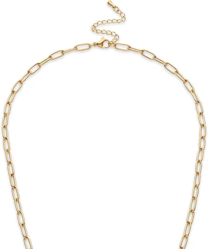 Vista 5 de Collar con clip de papel de piedra natal para mujer, mamá, hasta 7 piedras de nacimiento, collares personalizados personalizados en chapado en oro