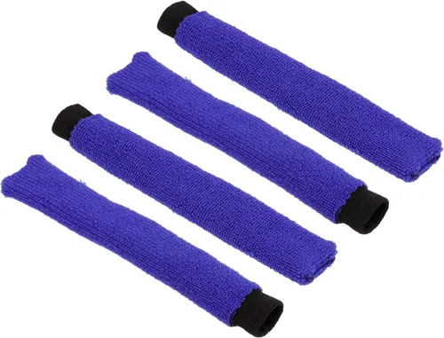 Vista 7 de PATIKIL Cotton Feeling Badminton Towel Grip Nylon Tennis Racket Overgrip Racquet Grip Hand Glue Anti-Skid Sweatband for Golf Bike Handle Negro