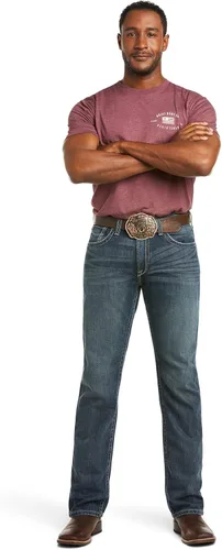 Vista 6 de ARIAT M5 Slim Deadrun - Jeans apilables de pierna recta para hombre