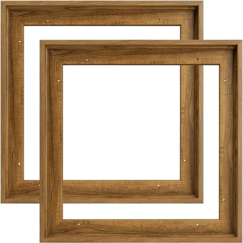 Vista 33 de Marco flotante para pintura en lienzo de 5 x 7 pulgadas con 0.6 a 0.8" de profundidad, paquete de 3 marcos flotantes para impresiones en lienzo