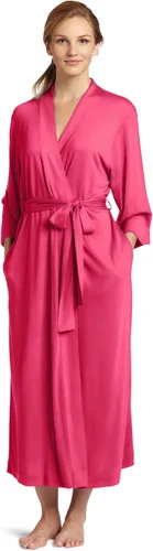 Vista 9 de Natori Shangri La - Bata larga con mangas kimono, bata de baño para mujer Negro