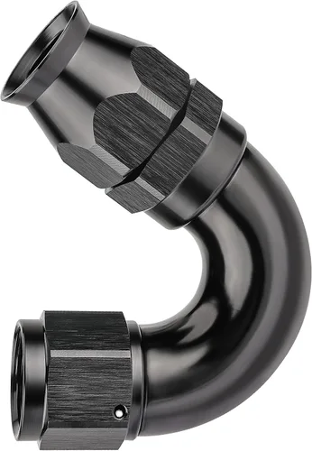 Vista 17 de EVIL ENERGY - Adaptador de manguera de una pieza PTFE 4AN de 30 grados, aluminio, color negro