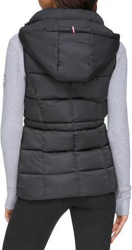 Vista 4 de Tommy Hilfiger Chaleco con capucha y cremallera completa para mujer