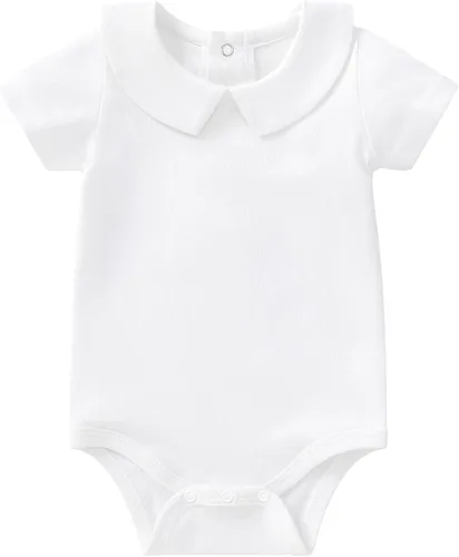 Vista 153 de pureborn Mameluco de algodón súper suave para bebés niños y niñas de 0 a 24 meses
