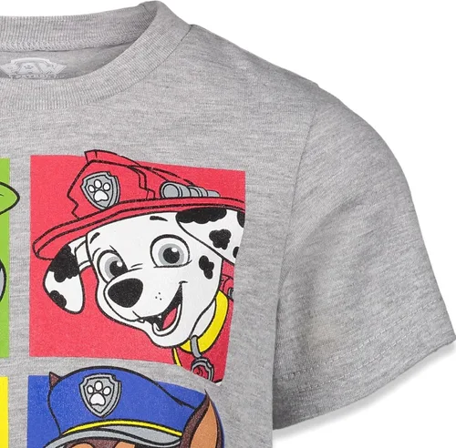 Vista 5 de Paw Patrol Rocky Rubble Marshall 2 Pack T-Shirts Toddler to Big Kid