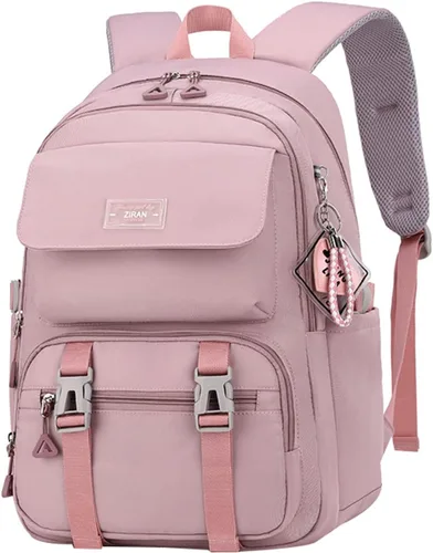 Vista 16 de JiaYou Mochila Casual para Adolescentes, Niñas, Mochila para la Escuela Secundaria, Mochila Diaria, para Mujeres, Bolsa de Viaje para Portátil, 1#