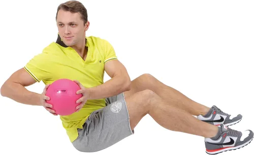 Vista 5 de Gymnic Heavy MED 4 - Pelota de ejercicio recreativo de vinilo magenta