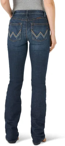 Vista 3 de Wrangler - Jeans Premium Patch Mae para mujer, ajuste por encima de la cadera