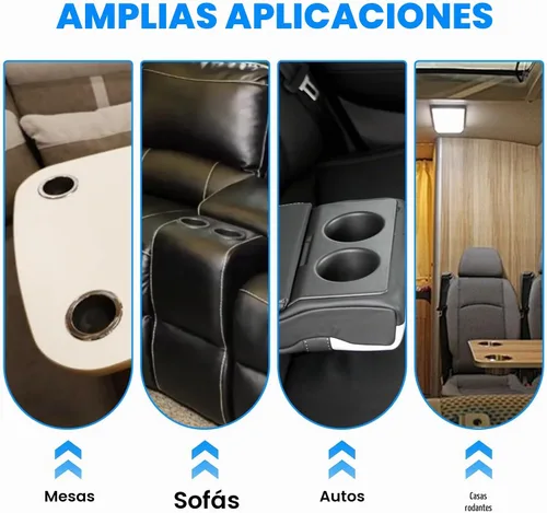 Vista 7 de SDTC Tech - Soporte universal de plástico para tazas con drenaje