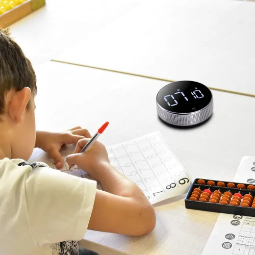 Vista 3 de Temporizadores, temporizador de cocina para niños, temporizador magnético digital de huevos para cocinar, con función de luz constante para aulas