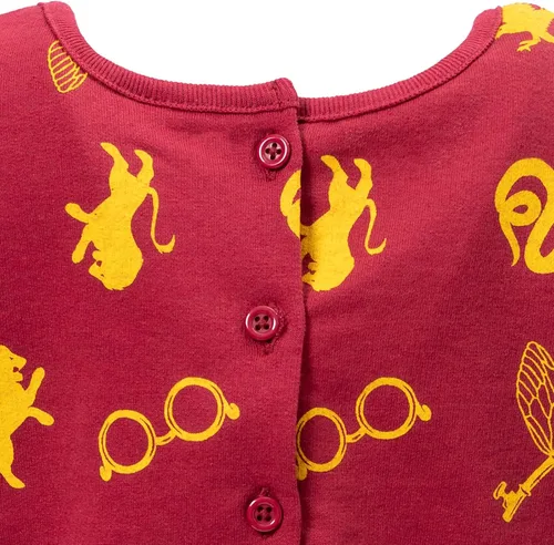 Vista 6 de Harry Potter Gryffindor - Mameluco sin mangas de felpa francesa para niñas pequeñas y grandes