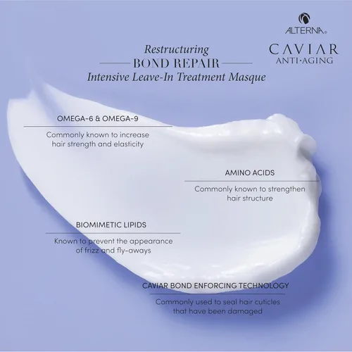 Vista 9 de Alterna Cuidado del cabello CAVIAR Anti-Aging Reestructuring Bond Repair Máscara de tratamiento intensivo sin enjuague 1.7oz Repara, fortalece