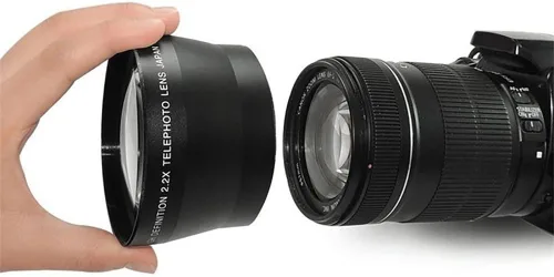 Vista 3 de Lente teleobjetivo 2.2X de 1.693 in para Canon Vixia HF R80, R82, R800, R70, R72, R700, R30, R32, HFM40, HFM41, HFM50, HFM52, HFM400, HFM500