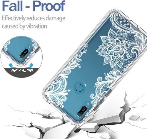 Vista 7 de Funda para Huawei Y6 2019/Y6 Pro 2019/Y6s/Honor Play 8A/Honor 8A, con protector de pantalla de vidrio templado, funda protectora de cuerpo completo