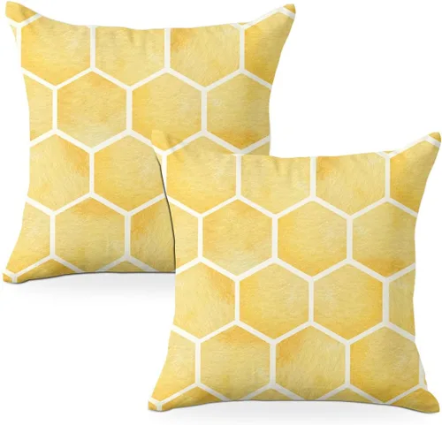 Vista 17 de 2 piezas de fundas de almohada de 18 x 18 pulgadas, fundas de almohada de estilo coqueto, fundas de almohada decorativas con arco rosa, fundas