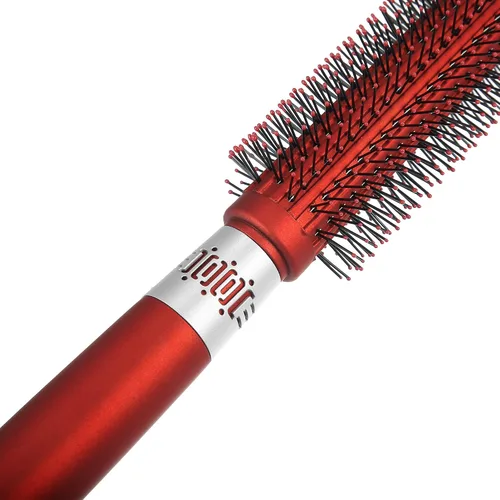 Vista 5 de VOCOSTE Peines para el cabello, cepillo de pelo redondo húmedo y seco, rojo