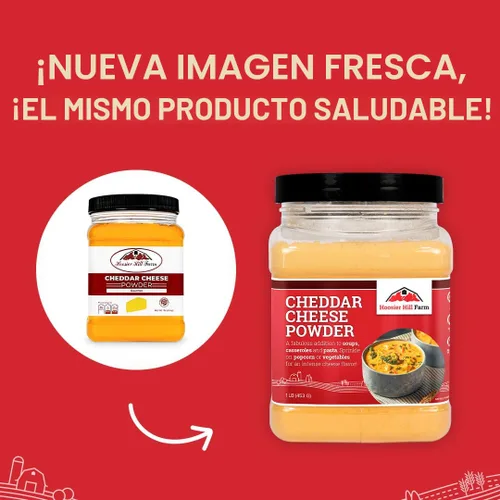 Vista 4 de Hoosier Hill Farm Gourmet - Queso cheddar en polvo