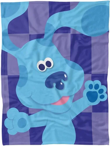 Vista 5 de LOGOVISION Blues Clues - Manta de forro polar, 36 x 58 pulgadas, color azul