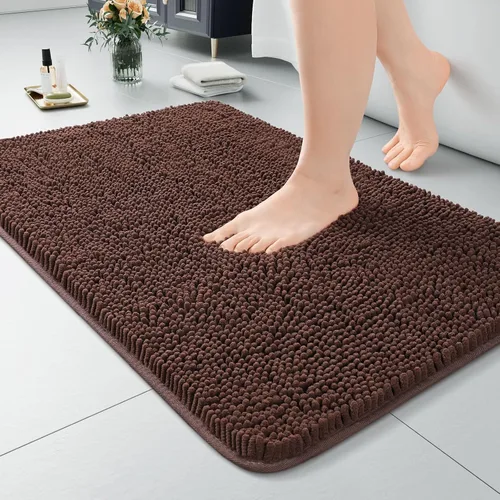 Vista 71 de LOCHAS - Alfombra de baño de lujo lanuda de 24 x 17 pulgadas, color beige