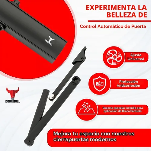 Vista 4 de The Door Bull Cierrapuertas de grado comercial/residencial