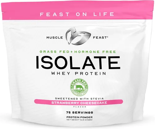 Vista 13 de Muscle Feast Proteína de suero aislada de vacas alimentadas a pasto, totalmente natural sin hormonas, criadas en pasto, Proteína de suero aislada