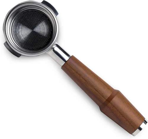 Vista 9 de 58mm Portafiltro sin fondo para cabeza de grupo E61 Portafiltro desnudo de grado profesional de barista Compatible con Rocket, Lelit, Ascaso