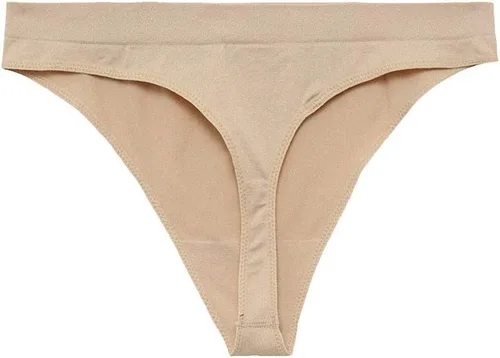 Vista 18 de Tangas francesas de cintura alta bragas de alta elasticidad sin costuras tangas Paquete de 3 Rojo